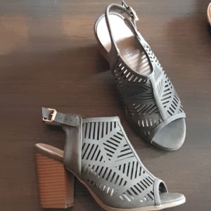 Olive Cut-Out Booties